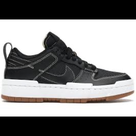 Nike Other - nike black dunk low disrupt